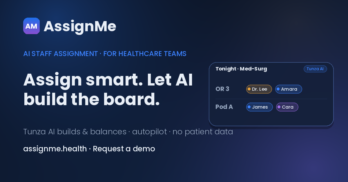 Staff scheduling and shift assignment for any industry